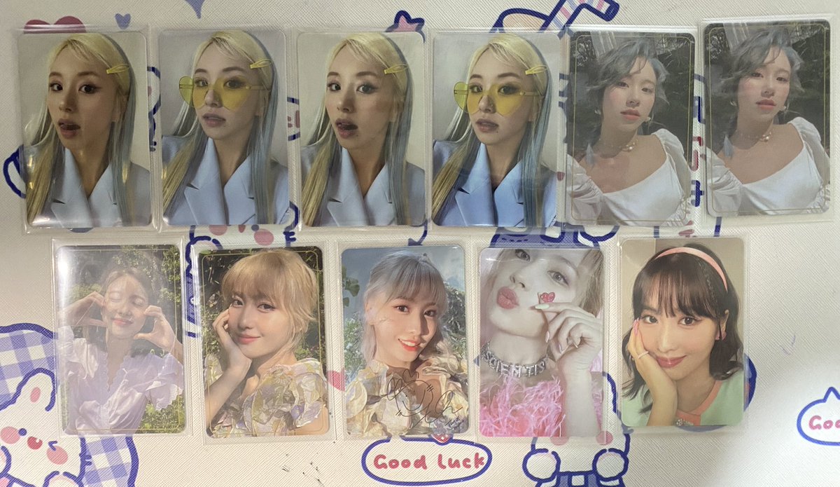 S0ONWOO's tweet photo. #snwnsale ¦ ic
---
✦ interest check! (probs in sets or tingi)
✦ can look for kahati
---
✦ read carrd: https://t.co/YnoEv7KHiV
---
🏷️ twice pc photocard pcs chaeyoung momo jeongyeon nayeon dahyun jihuo sana fol tol dila gummy bear specs finger heart fol summer nights tol https://t.co/OTRsAaOzIe