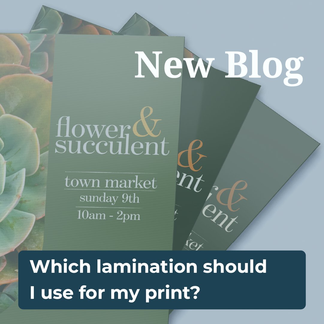 Tradeprintcouk's tweet image. 🙋🏼‍♂️ A question we get asked regularly is, "Which lamination should I use for my print?"🖨️

ow.ly/UHXt50PVWPj

In our latest blog, we try to help you make the best decision for your next print project. 💡

#Tradeprint #Lamination #PerfectPrint #PrintHelp