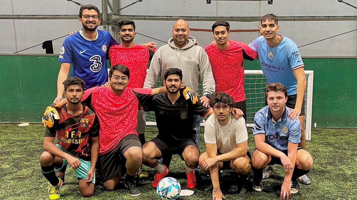 Introducing the MMU Casuals! A 5-a-side football team comprised of postgraduate students from the Sport Policy Unit. Led by Dr Abdullah Faruq, the aim of this team is to foster a sense of community amongst postgraduate students and faculty members outside the classroom.
