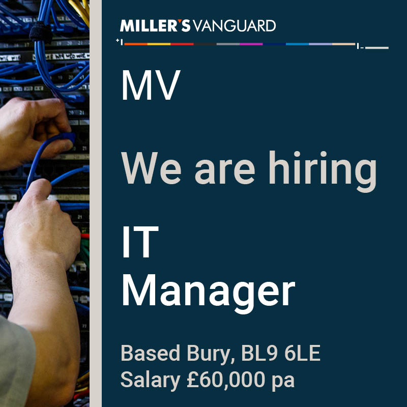 We’re #hiring for an IT Manager. Know anyone who might be interested?
careers.millersvanguard.co.uk
#ITManager #Careers #Jobs #Hiring #ITJobs
