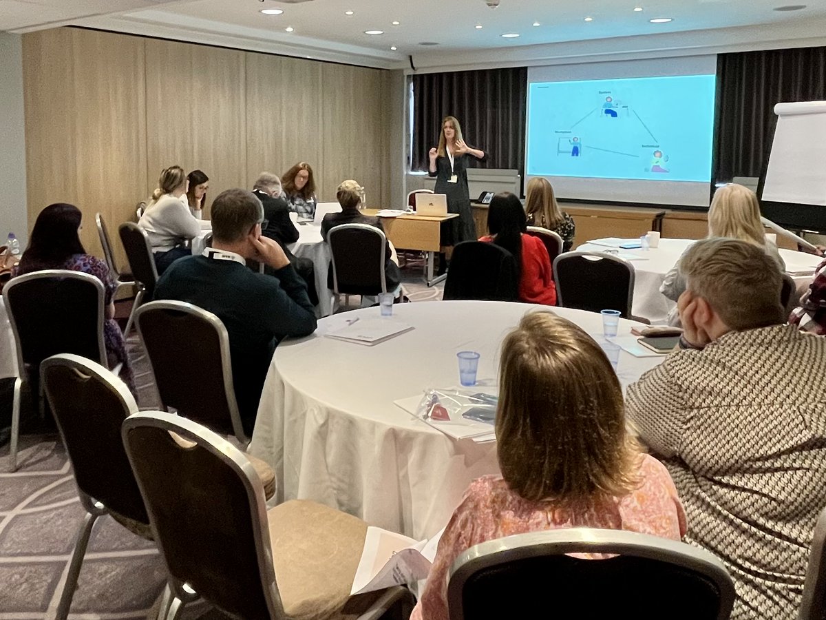 With #WorldMentalHealthDay earlier this week, <a href="/Faye_Mc82/">Faye McGuinness</a> from <a href="/edsupportuk/">👩‍🏫 Education Support 👨‍🏫</a> is talking about the value of making staff wellbeing more than just a tick box exercise in her workshop sessions today #NASSConf23