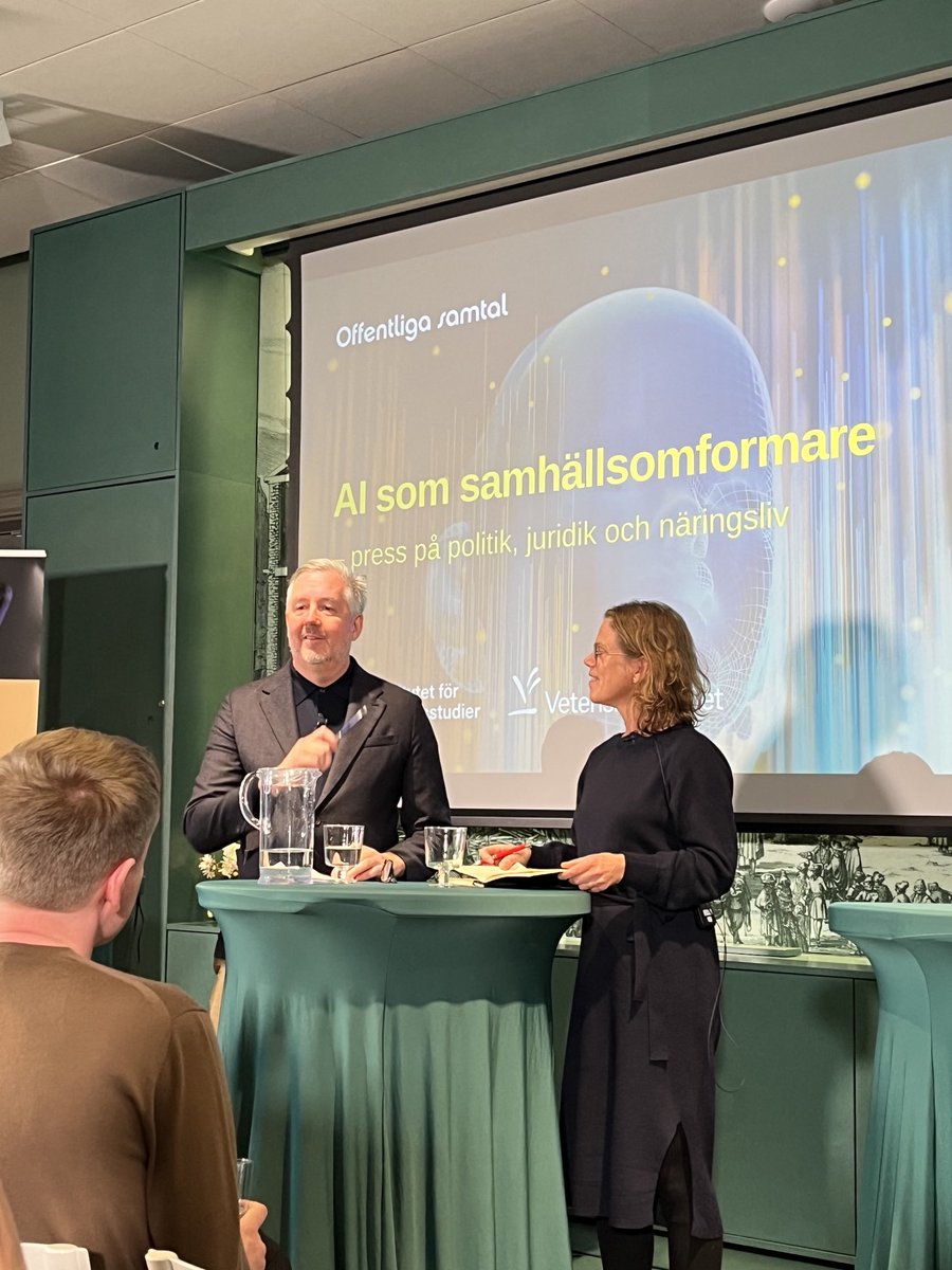 Hanna Birath (@hannabirath) on Twitter photo Spännande lunchseminarium med bland andra <a href="/hpvnilsson/">Patrik Nilsson</a> om hur #AI påverkar politik, juridik och näringsliv. Spännande lunchseminarium med bland andra <a href="/hpvnilsson/">Patrik Nilsson</a> om hur #AI påverkar politik, juridik och näringsliv.