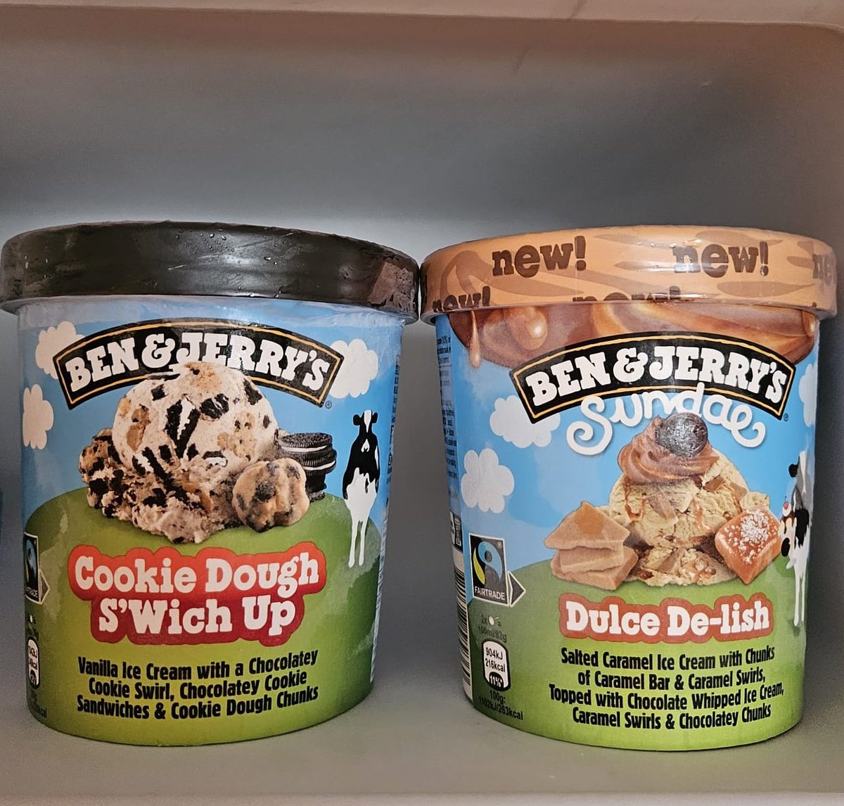 Gestern bei <a href="/itsminimoli/">Mini</a> gesehen und heute <a href="/benundjerrys/">Ben & Jerry's</a> im Kühlschrank 😎 

Hoffe das Rewe bald auch Cookie Vermonster hat 🤤