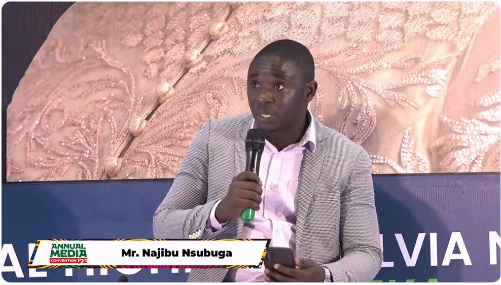 'We have a young generation that would love to know but where we expect them to get the information, where they are, on tiktok, facebook, X, Snapchat_this information is not there.' @NajibSsekikubo speaking at the #MakAMC2023 #MakMediaConvention23