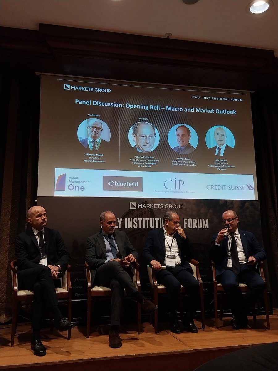 Si è svolto oggi nella splendida cornice del Waldorf Astoria il primo evento annuale per la comunità istituzionale italiana dedicato a #Fondi #pensione, #casse di #previdenza, #assicurazioni, #fondazioni e #consulenti e organizzato da Markets Group. #italyinstitutionalforum