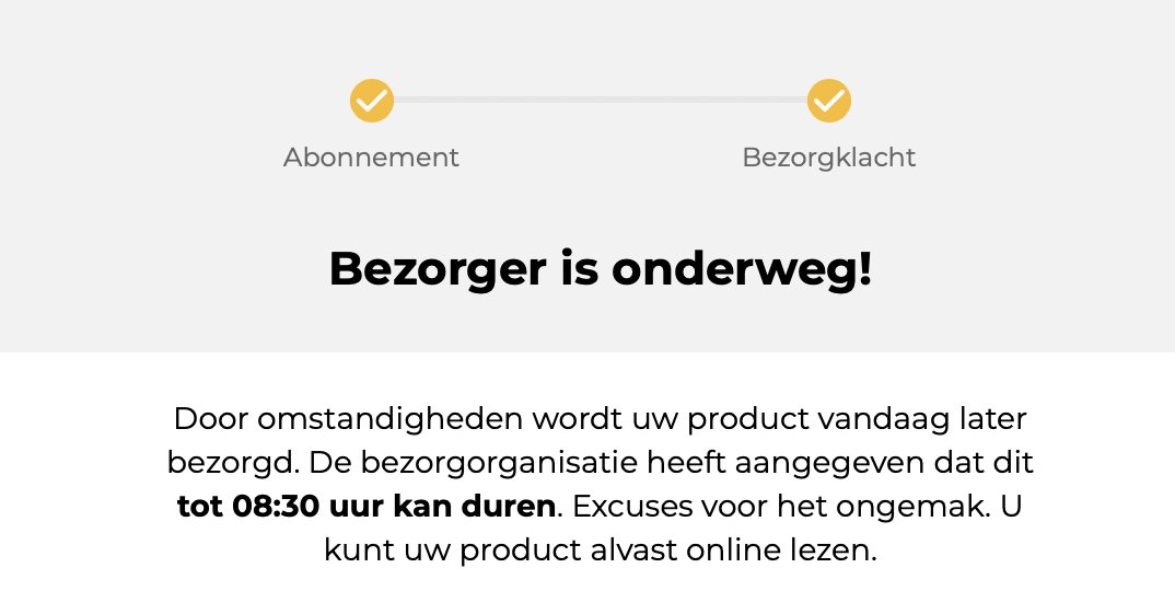 Piet Bakker (@pietbakker) on Twitter photo Tip voor de <a href="/volkskrant/">de Volkskrant</a>: knop met 'Bezorgklacht' meteen boven op de home-pagina zetten. Scheelt me veel tijd... Tip voor de <a href="/volkskrant/">de Volkskrant</a>: knop met 'Bezorgklacht' meteen boven op de home-pagina zetten. Scheelt me veel tijd...