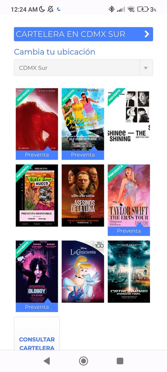 CacheuxMiguel's tweet photo. Actualización de la #FNAFMOVIE 
Tanto #Cinépolis como #Cinemex no han liberado la preventa, su página está un poco menos descongestionada y podemos ver qué no hay rastro de la preventa en  ningún complejo de CDMX y sus alrededores.
Recomiendo intentar en aprox 20 minutos.
Suerte! https://t.co/rms07Hk05l