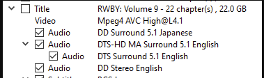 SmallerSoulYT's tweet photo. uhhhhhhhhh, so apparently the US V9 Blu-ray DOES have a Japanese track hidden in the encode, but it's not accessible through the disc menu????? https://t.co/9FjiXgCQqk