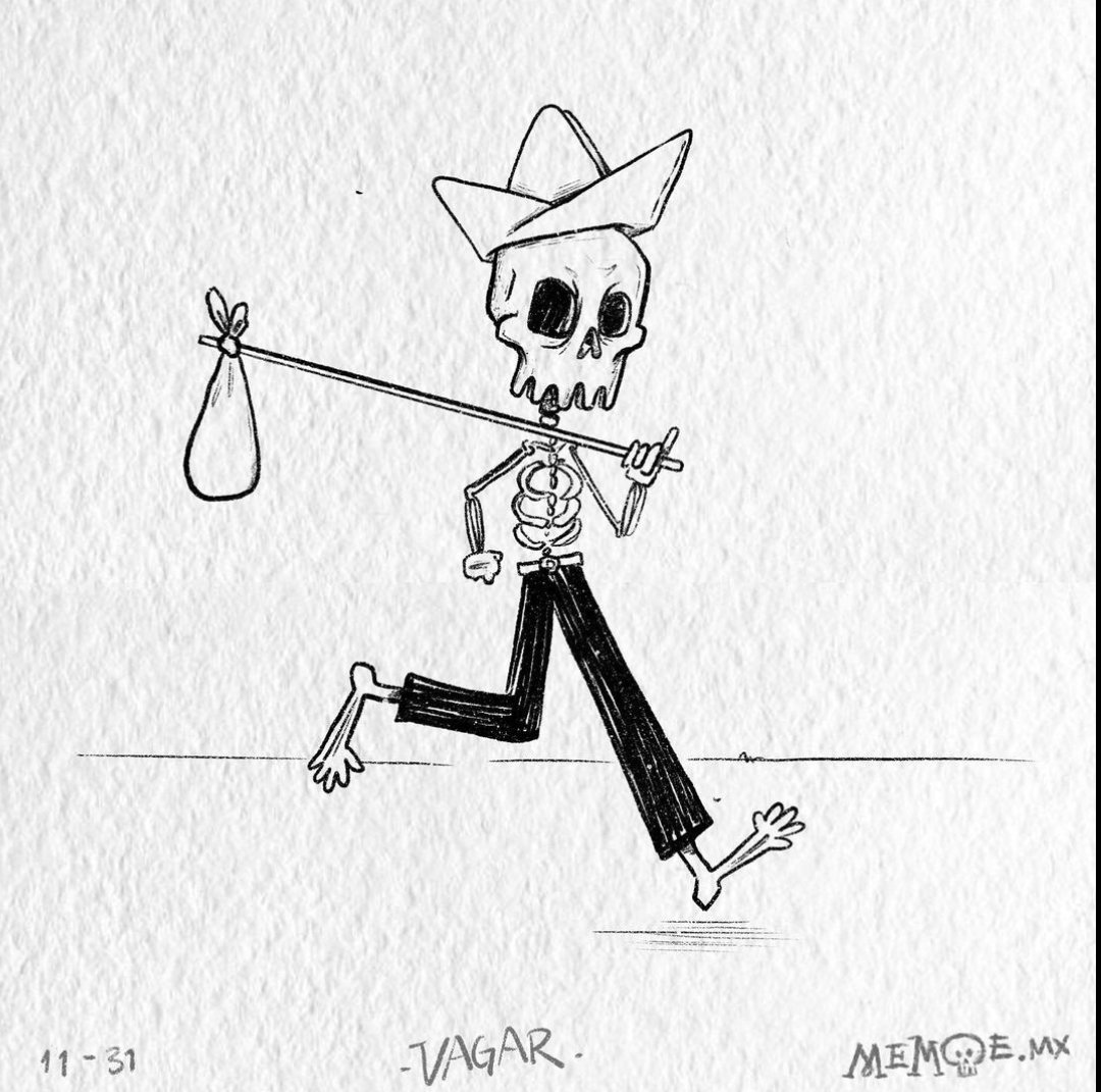 _memoe's tweet photo. Dia 11 #inktober2023 #inktober2023day11 #inktober #vagar #sketch #memoe #skull https://t.co/WdjxEU4da7