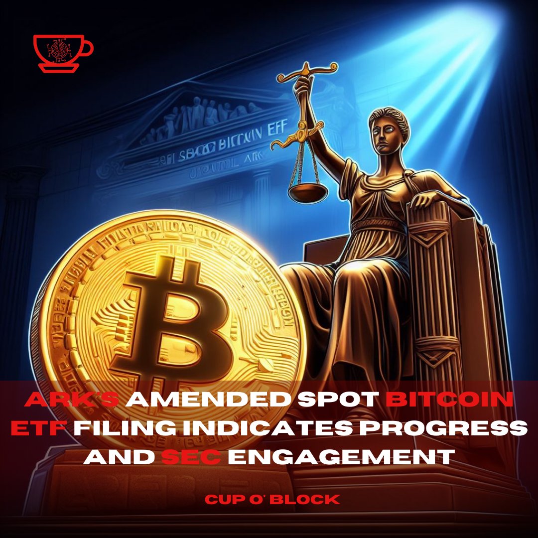 cupoblock's tweet photo. Unlocking the Future: ARK Invest and 21Shares' Bitcoin ETF Amendments 🚀

#CryptoInvestment #BitcoinETF #RegulatoryProgress #CryptoNews #InvestorOptimism #Blockchain #SEC #CryptoMarket #ETFApproval #Cryptocurrency #ARKInvest #21Shares #Bitcoin #DigitalAssets https://t.co/tpKL6tq4u6