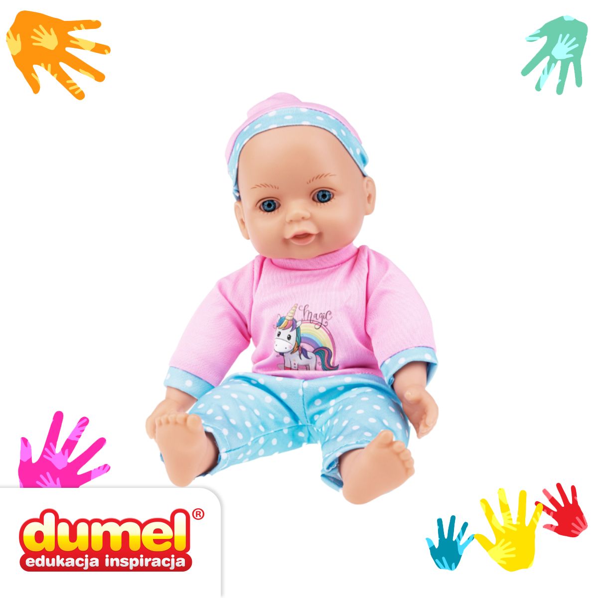 DUMELcompl's tweet photo. Z dumą przedstawiamy Anię, pierwszą mówiącą lalkę w naszej ofercie! 🧸🌈
Ania zna kilka podstawowych wyrażeń po polsku, potrafi też śpiewać kołysankę, a wszystkie dźwięki uruchomia się poprzez naciskanie na jej brzuszek.
Znacie kogoś, kto miałby ochotę się nią zaopiekować? 👼 https://t.co/3DcP6C2LlT