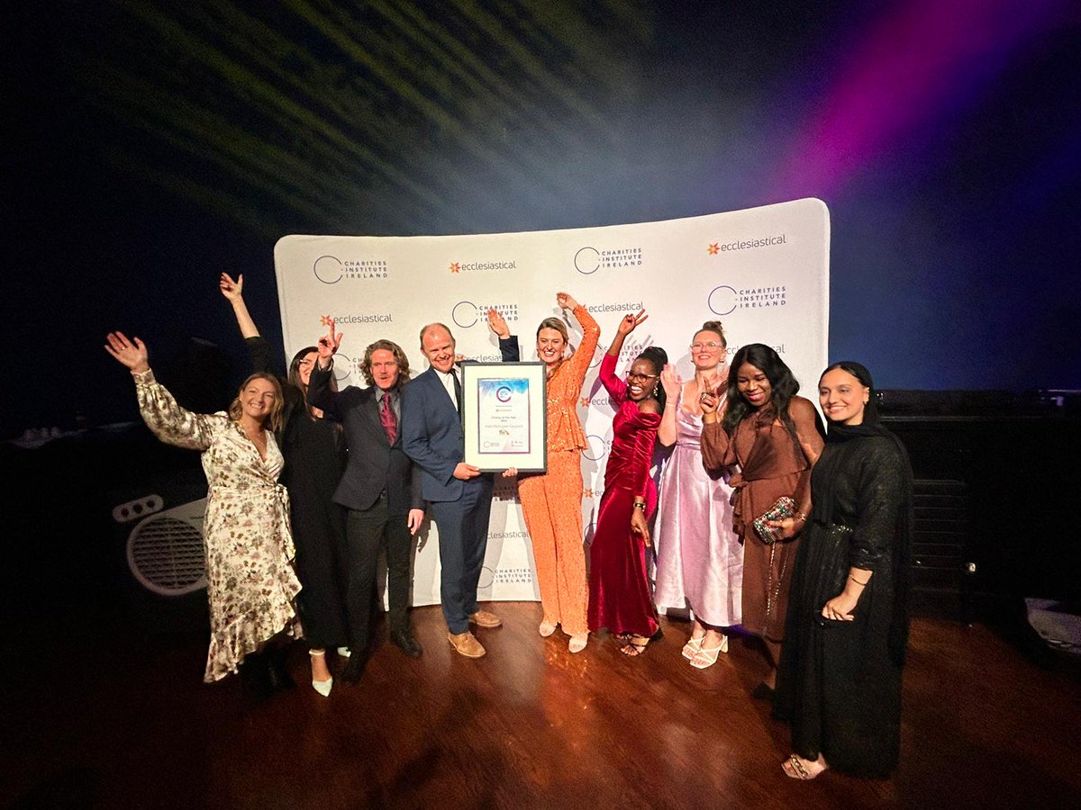 IrishRefugeeCo's tweet photo. So...

We won!

@CiiTweets Charity of the Year!

Thank you to everyone who has supported our work and the people we have the privilege of working with. https://t.co/oee4tiYkTo