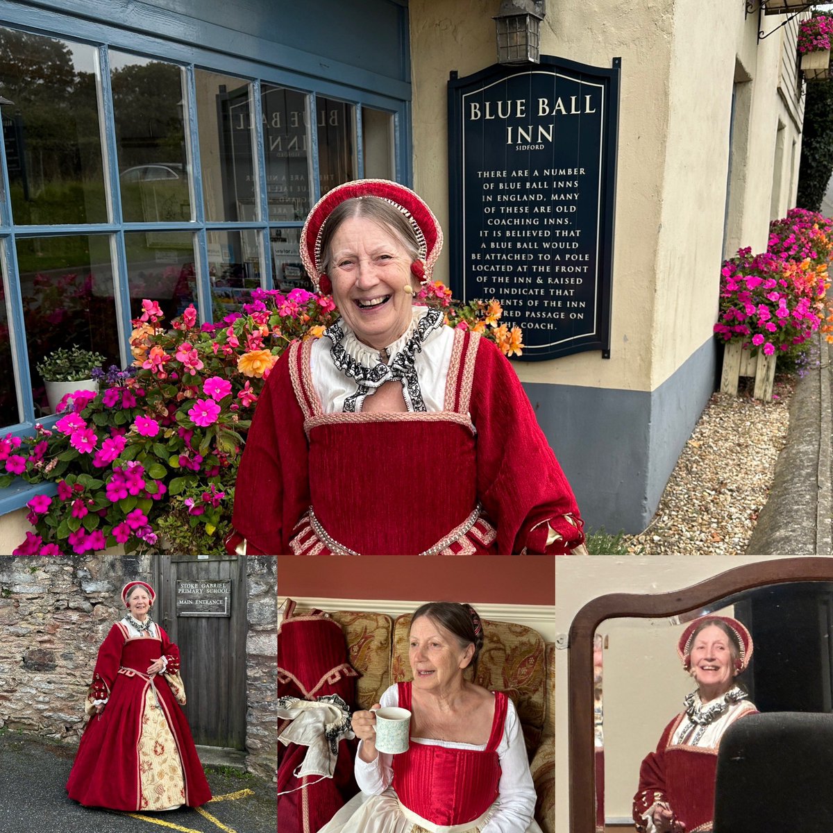 RAGriggsauthor's tweet image. It’s not often the Lady K gets to meet two groups of lovely  people on the same day. From Sidford to Stoke Gabriel, #Devon with a tea break at home in between on Tuesday. 

#HistoricalFictionauthor #historytalks