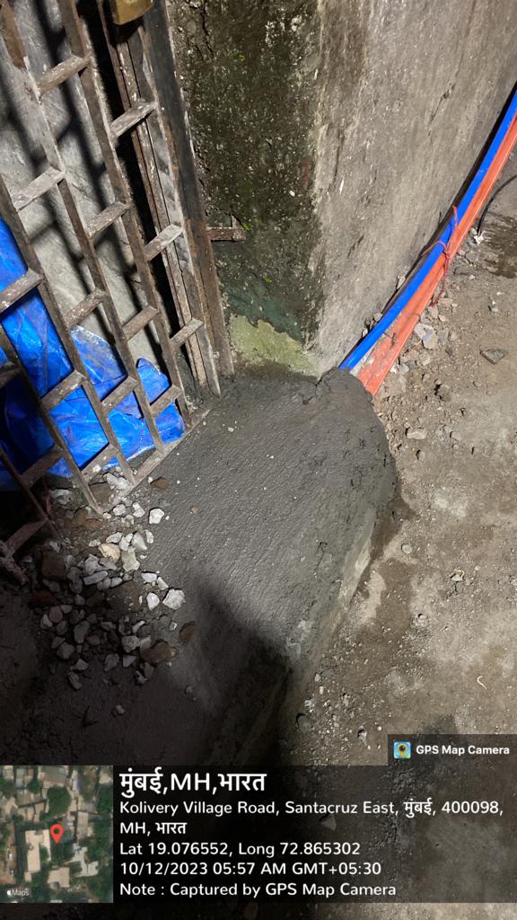 Illegal water connection to Dominic Chawl, adjacent to Creative Industrial Estate Sunder Nagar Kalina,H/East Ward in contempt of court. Will Asst. Commissioner order departmental inquiry against Raut and Roy of Water department for this mischief.@mybmcWardHE @MelwynF55275571