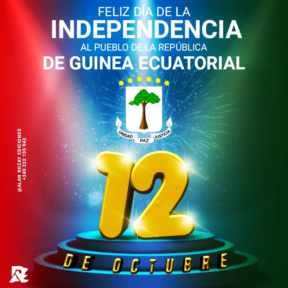 <a href="/MateoNsogo/">Mateo NSOGO</a> Nuestros héroes nacionales lucharon por la independencia de G.E., y, a nosotros nos toca luchar contra el neocolonialismo; por lo que, no debemos bajar la guardia, ya que el colonialista sigue con sus estrategias diabolicas "FELIZ DIA DE LA INDEPENDENCIA" 💪💪💪