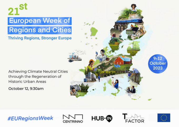 How to regenerate historic urban areas to achieve climate-neutral cities? Today at the #EURegionsWeek, policy-makers, city makers & researchers discuss challenges in Climate Neutral City Contracts: -creative spaces -heritage revitalisation europa.eu/!qyHjGW #MissionCities