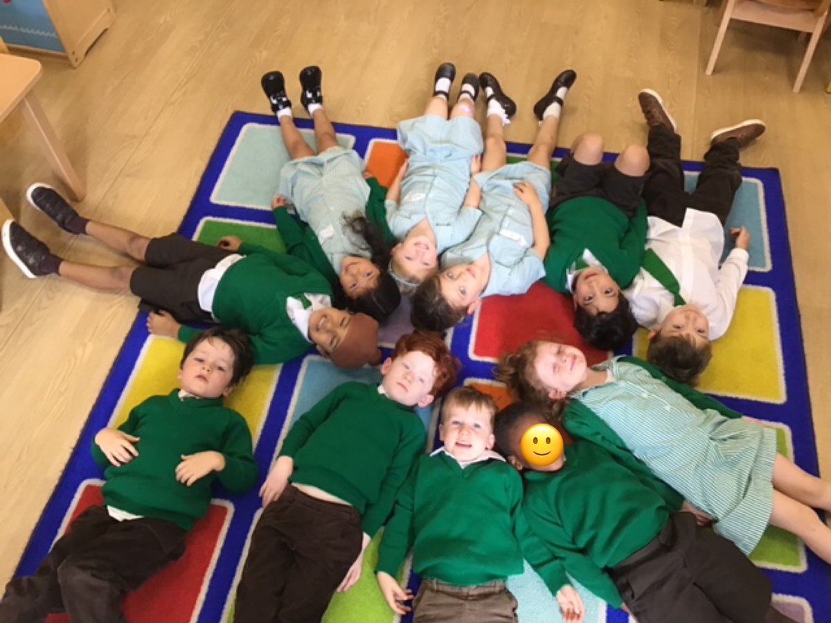 Our flexible Reception boys and girls are relaxing after a fun playtime. They are taking part in a Cosmic Yoga session and enjoying some mindfulness. #cosmicyoga #mindfulness #coed #herriesexcellentinallareasisiinspection #cookham #smallclasssizes #cookhammums #marlowmums