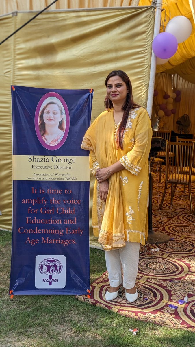Shazia84Shazia's tweet photo. it is time to amplify the voice for #GirlChildEducation and condemn early age marriages.
#peace #Girlfights #girleducation #InternationalDayOfTheGirl2023
#Stopforcedmarriages
@NCRC_Pakistan
@MalalaFundPK
@UNICEF_Pakistan
@GovtofPunjabPK https://t.co/Wh67hqQjti