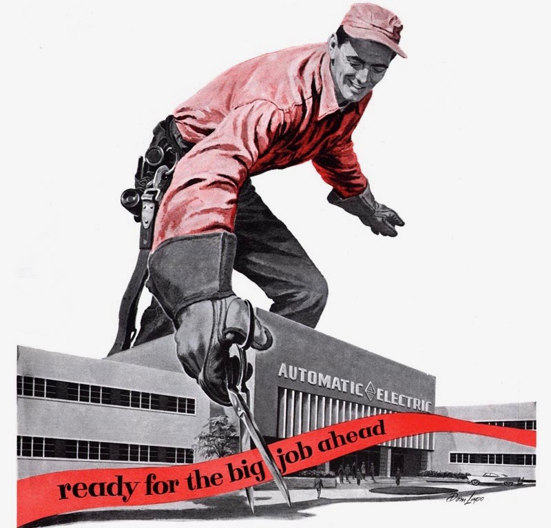 LRonLacy's tweet photo. #OTD in 1957
🧵👇
‘ready for the big job ahead’
Illustration by Dom Lupo (1919-2013)
General Telephone System
#illustration #illustrationart #illustrationartists #DomLupo #inauguration #GeneralTelephoneSystem https://t.co/XOviWAb7Yn