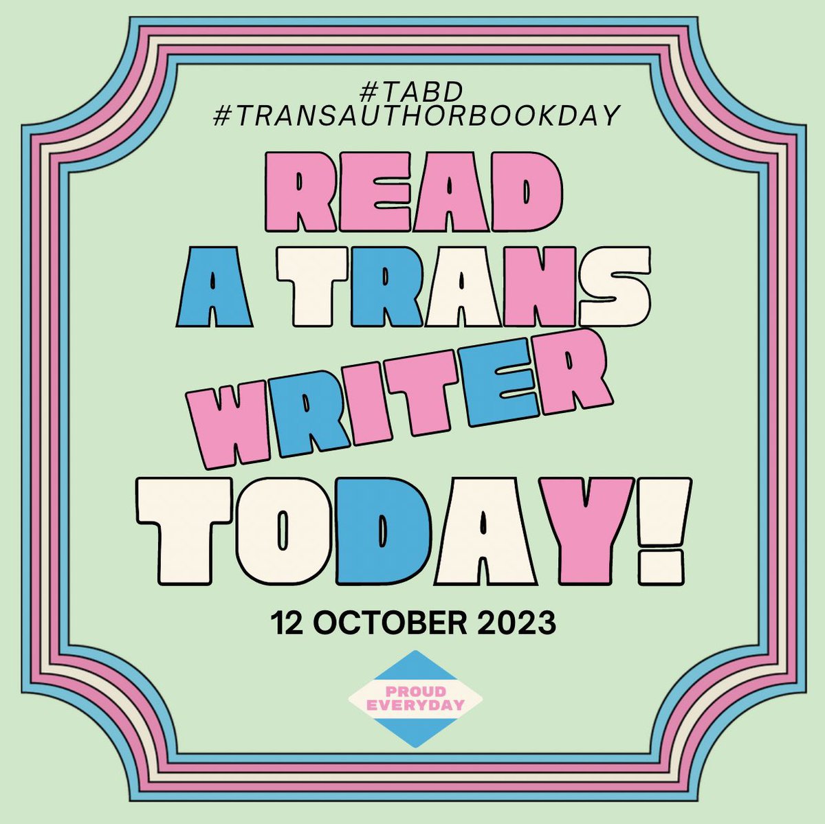 danielle_binks's tweet photo. Happy #TransAuthorBookDay - #TABD - a very good day to recommend just a small fraction of the Trans and non-binary authors that I’ve read and loved over the years across all genres and readerships 🩵🤍🩷 https://t.co/NzFSYKXjA8