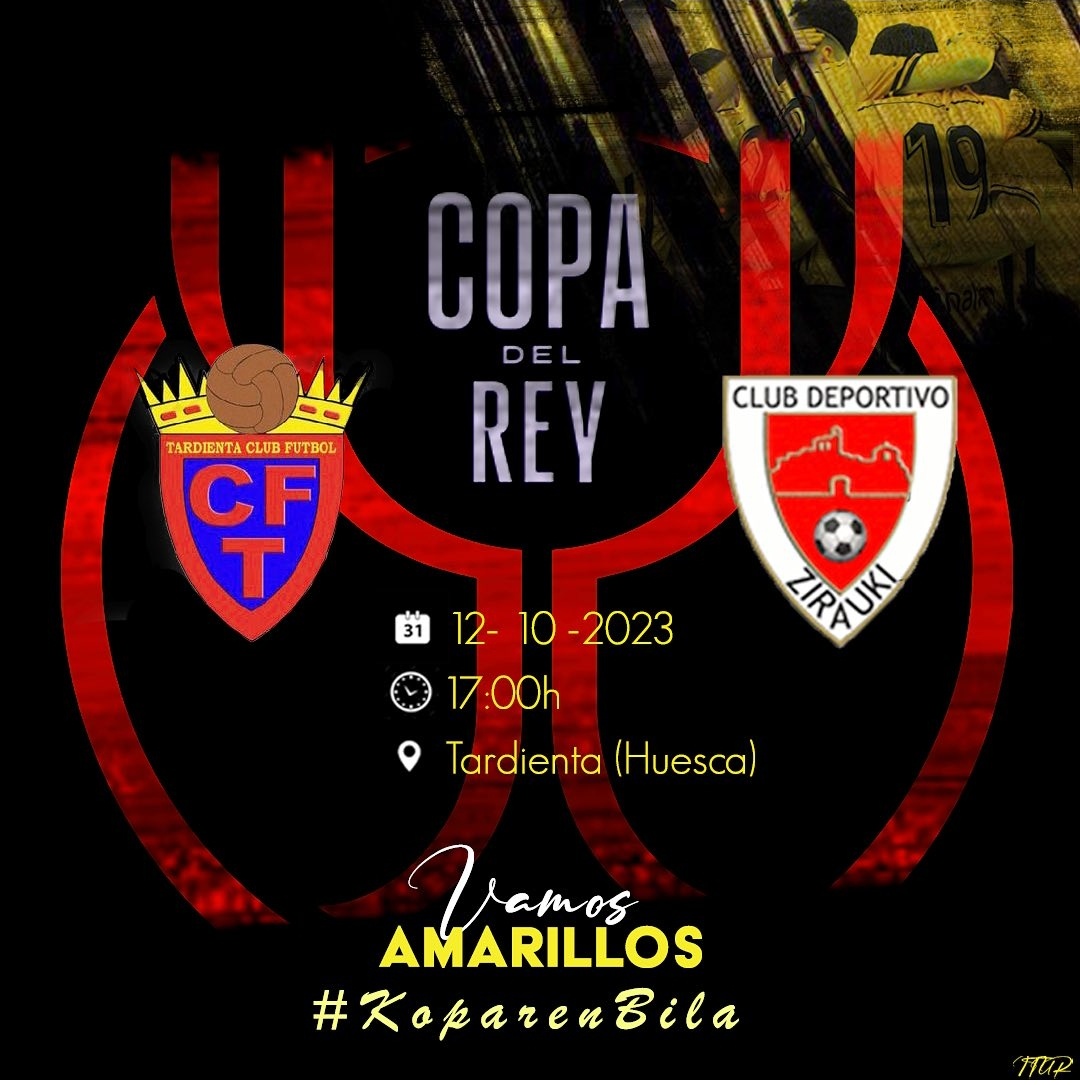 Día histórico hoy para el <a href="/CDZirauki/">CDZirauki</a>, que está a 90 minutos de poder jugar frente a un equipo de Primera división en la #CopaDelRey.

Aúpa chavales!!!!