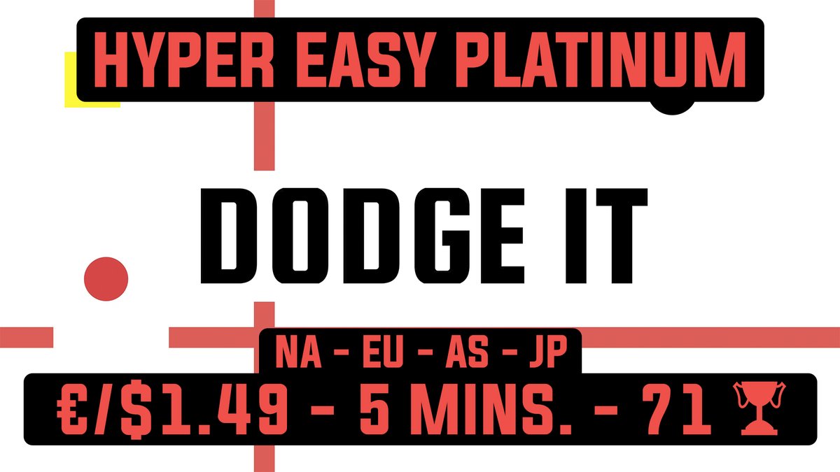 WaddysWDS's tweet photo. ๐ #GuรญadeTrofeos | #TrophyGuide
๐ฎ Dodge It
๐ฆพ 1/10
โฑ๏ธ 5 Mins.
๐ 71
๐ฌ https://t.co/TWAELUc9Wu
๐ Thanks to @Webnetic2
#DodgeIt #Indie #Indiedev #Indiegame #Guide #Trophy #PS4 #PS5 #Xbox #Nintendo #HyperEasyPlatinum https://t.co/5KkHKizFWA