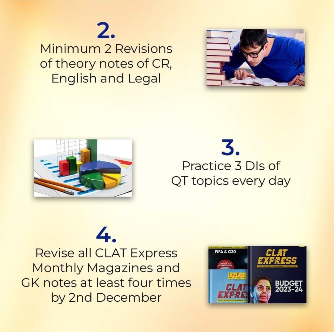 GauravVirendraA's tweet image. What to do in the last 50 Days for CLAT.🧐🧐
.
.
#lawpreptutorial #clat #clat2024 #clataspirants #clatexam #clatpreparation #last50days #50day #strategy @LawPrepCampus @lawpreptutorial