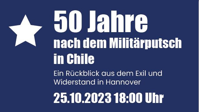 Die Veranstaltung ist ein Gespräch mit Prof. Dr. Klaus Meschkat, Ivan  Ballestero und Isabel Rojas Castañeda. Im Mittelpunkt des Gesprächs  stehen die Erfahrungen des Exils sowie Gedanken und Hoffnungen für die  Zukunft.
ish.uni-hannover.de/de/news-und-ve…