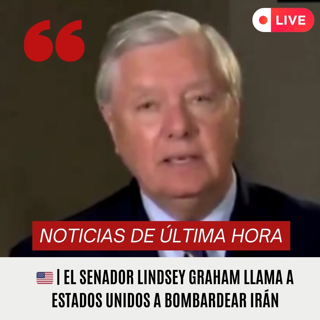 InnoticiasTv's tweet photo. 🇺🇲 | El senador Lindsey Graham llama a Estados Unidos e Israel a seguir adelante con una operación militar conjunta para bombardear Irán:

https://t.co/CBoy2m7w7E

#terceraguerramundial #iran #usa #israel #judios #dios #guerra #jerusalem https://t.co/Ivcph1Dkn4