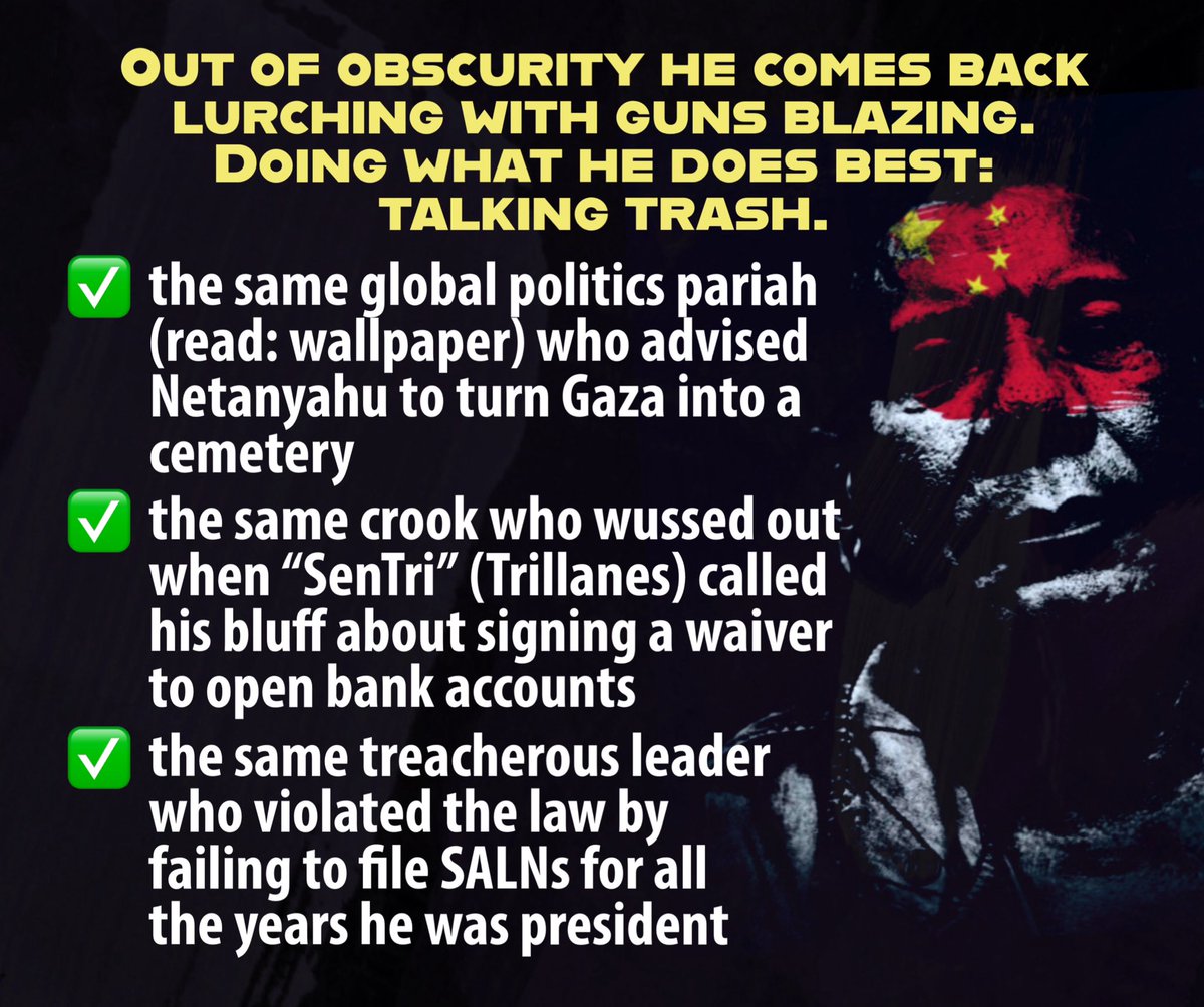 joel_gregorio's tweet image. The same two-faced politician who should be probed (&amp;amp; eventually tried) for TREASON over his statements about the RP-China row in WPS.

#TheManchurianCandidate #ChinaPuppet #Makapili