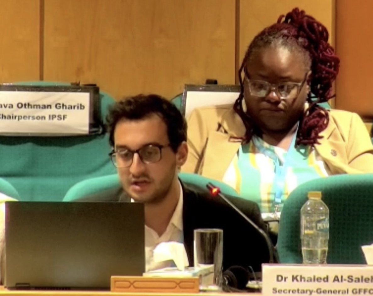 IFMSA's tweet photo. Finally, #IFMSA AT #RC70 emphasized ON the need for a climate-resilient healthcare sector in the Eastern Mediterranean in the "#ClimateChange, health, and environment: a regional framework for action, 2023–2029" Technical Paper meeting.
#Youth4HealthEMR #ClimateAction https://t.co/ocNMLOEehD
