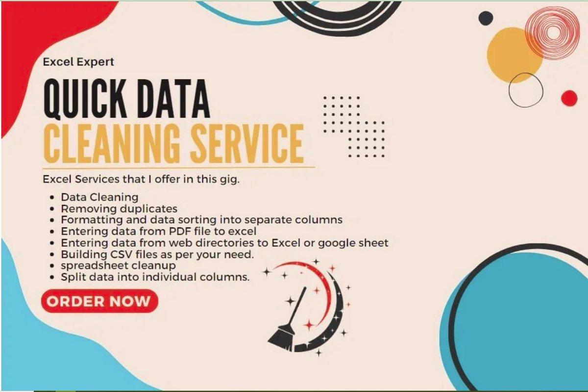 ahmedsh40097101's tweet image. if you need data cleaning then contact the link below.
#dataEntry #DataCleaning #DataMerging

upwork.com/services/produ…

#FreeGaza #pakvsindia  #Powerball #JusticeForImranKhan