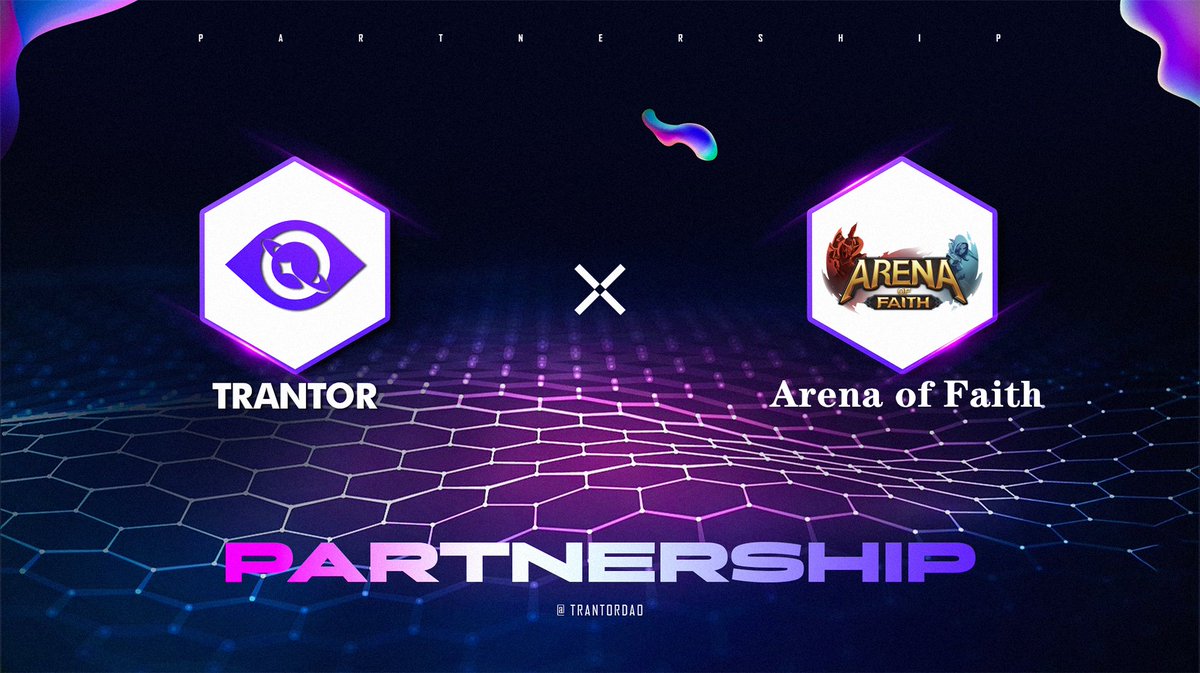 TrantorDAO's tweet photo. 🎉We are thrilled to announce the partnership with @moba_aof  

 🎇#AOF is an event-centric #MOBA game, a fully on-chain eSports, a worldwide interconnected server

💪Stay tuned for more collab updates from us! https://t.co/fpedKNKwmu