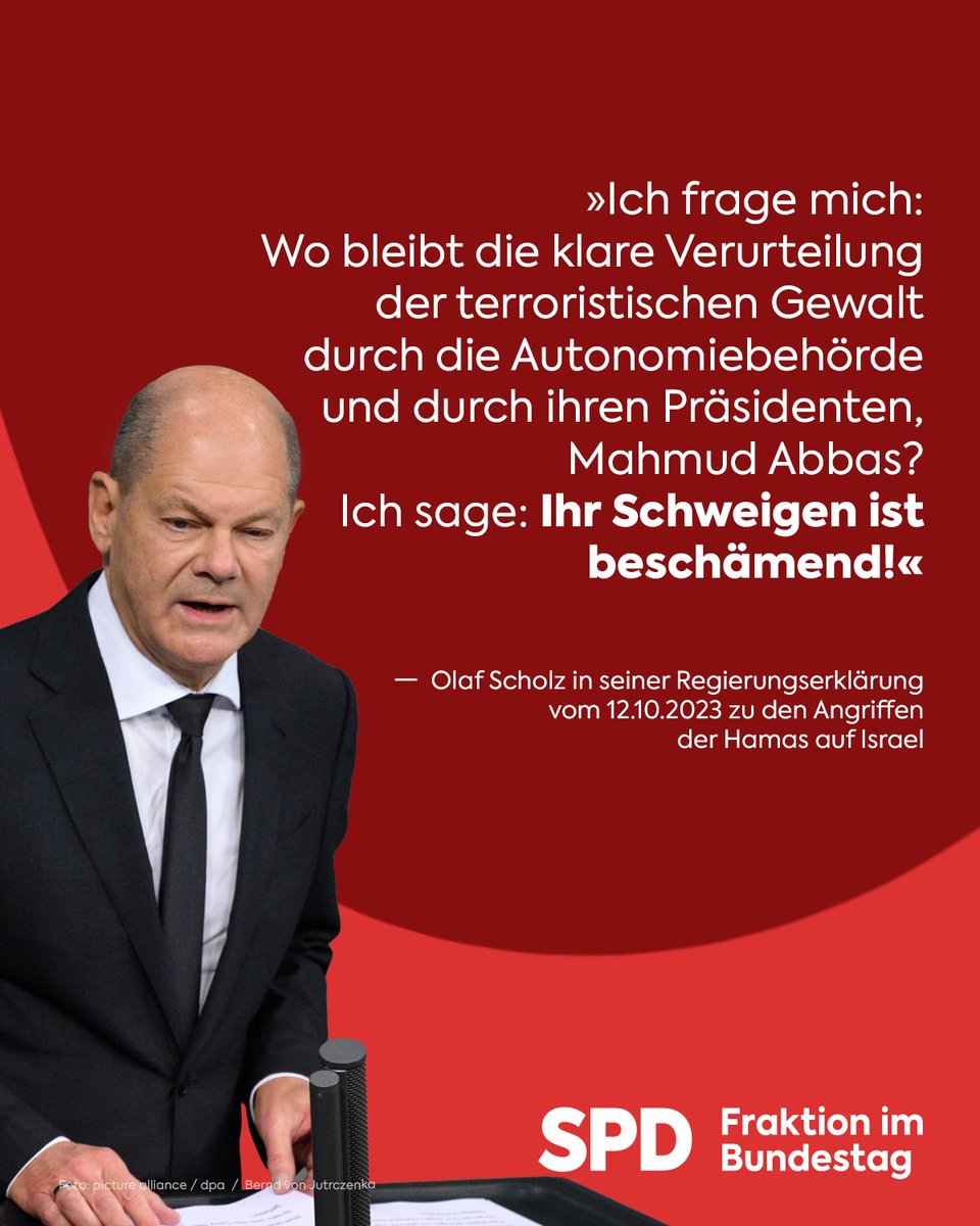 "Nichts rechtfertigt auch nur im Entferntesten Gewalt gegen unschuldige Frauen und Männer. Nichts, aber auch gar nichts, rechtfertigt den Terror der Hamas!" Der <a href="/Bundeskanzler/">Bundeskanzler Friedrich Merz</a> heute mit sehr deutlichen Worten. Deutliche Worte, die er vom palästinensischen Präsidenten vermisst.
