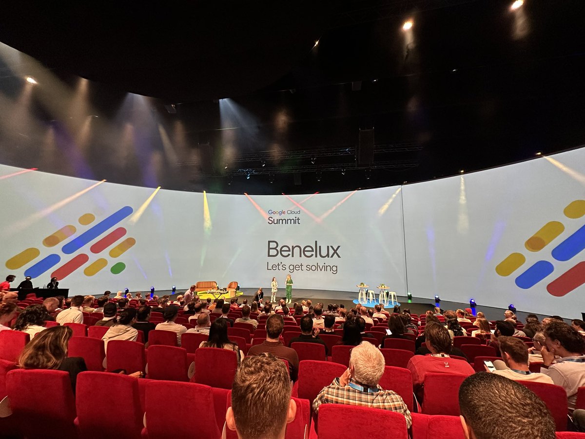 Bij de Google Cloud Summit Benelux! in Amsterdam.