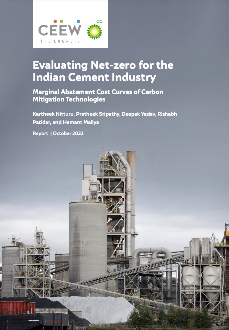 CEEWIndia's tweet photo. 📖Read more in our latest study, ‘Evaluating Net-zero for the Indian Cement Industry: Marginal Abatement Cost Curves of Carbon Mitigation Technologies’.
🔗https://t.co/tUIW3p2Xk6

@bp_India @NGRKARTHEEK @rishabhpatidar1 @deepakyadav_25 @HemantMallya @GhoshArunabha https://t.co/ugeYANfi0W