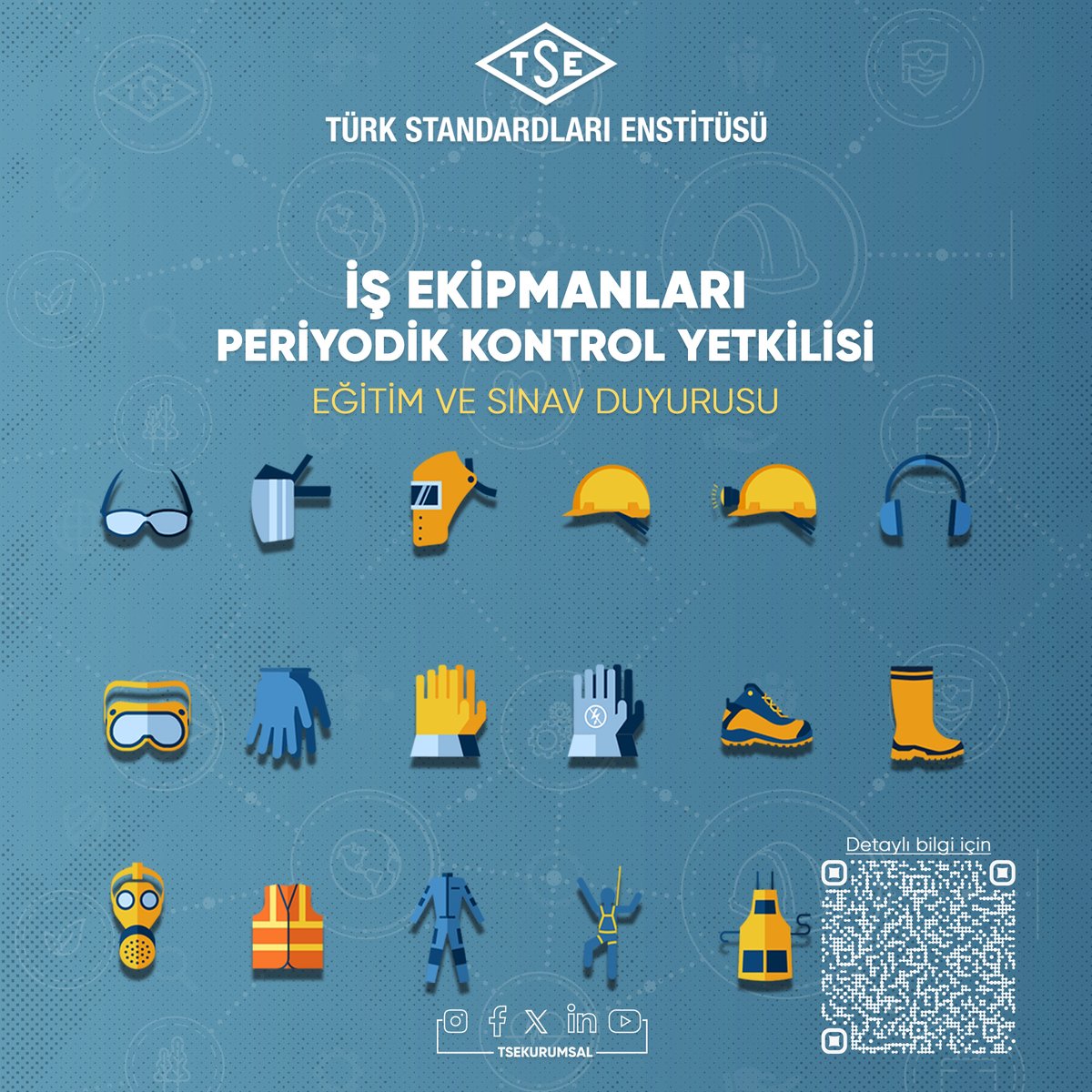 TSEKurumsal's tweet photo. 📢 İş Ekipmanları Periyodik Kontrol Yetkilisi Eğitimi ve Sınavı düzenliyoruz.

🗒️ Eğitim Tarihi: 19-20 Ekim 2023
🗒️ Sınav Tarihi:  20 Ekim 2023

Detaylı bilgi ve başvuru için👇
https://t.co/3SDZmcguED