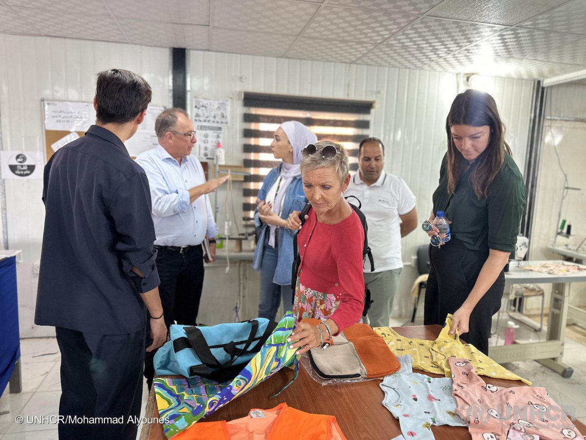 Grateful for the visit by Nordic representatives to #AzraqCamp today, where we heard firsthand about the challenges faced by vulnerable refugees.🤝 Thank you 🇳🇴 🇸🇪🇩🇰🇫🇮 for your strong partnership and unwavering support, truly making a difference in the lives of those most in need