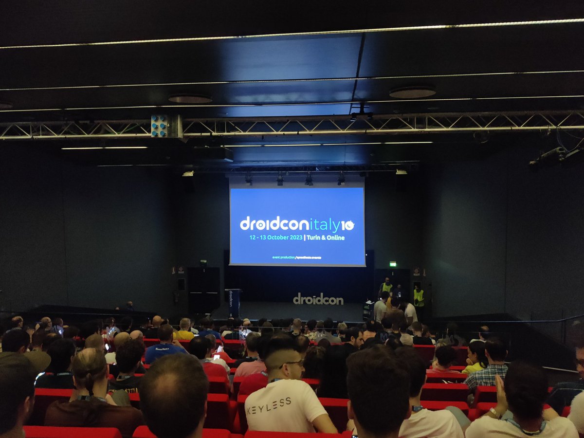 SimoneFormica's tweet photo. #droidcon #droidconitaly #droidconitaly2023 https://t.co/QfcCjSxikR