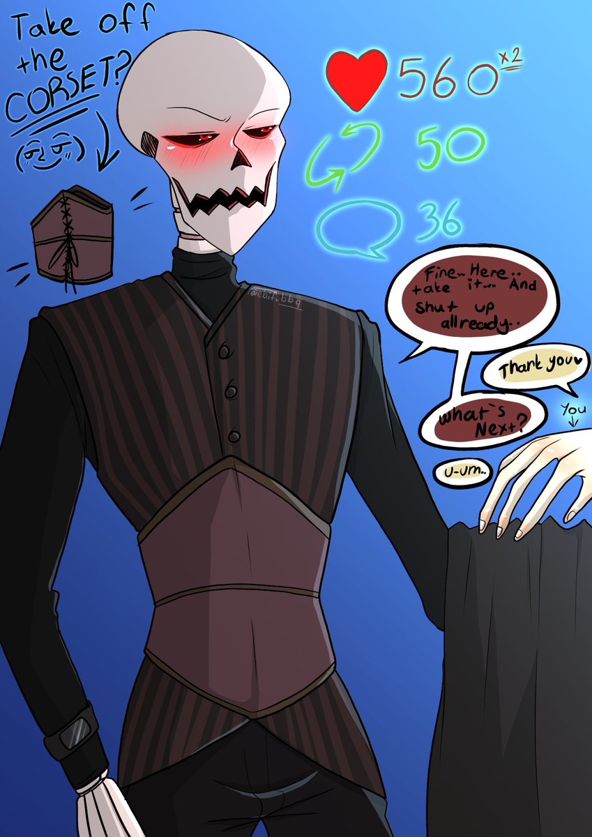 ebifbbq's tweet photo. TAKE IT OFF BOY!!!
let's continue guys!
#underfell #ufpapyrus #fellpapyrus #edgy #edgypapyrus https://t.co/jrhDgqh7gr