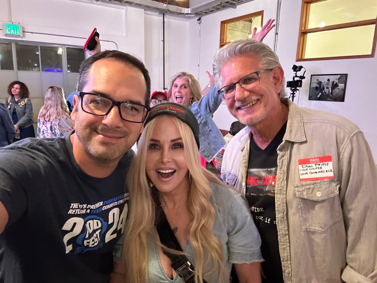 I Love Lucifer Podcast 🎧Want to help us Prod S2? (@ilovelucifer5) on Twitter photo Great event and great people!! <a href="/NancyDebra2/">Nancy Debra #RadiatingReal</a> <a href="/Chriskrimitsos/">Chris Krimitsos</a> #PodernFamily #podfest Great event and great people!! <a href="/NancyDebra2/">Nancy Debra #RadiatingReal</a> <a href="/Chriskrimitsos/">Chris Krimitsos</a> #PodernFamily #podfest