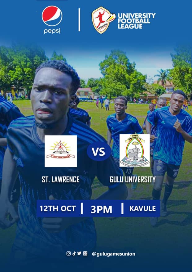 gulugamesunion's tweet photo. Yet another day of the university football league against @StLawrenceUniv in Kavule.
@GuluVarsity
#PepsiUFL
#UFLUG
#itsustodoit https://t.co/XDObi9Gk8t