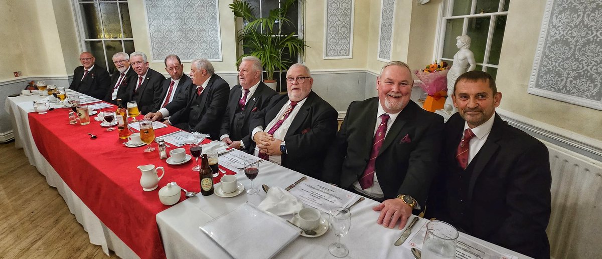 Fabulous Evening at Ridgmont House, Horwich Chapter with the Principal Guest, Mark Matthews MEGS.