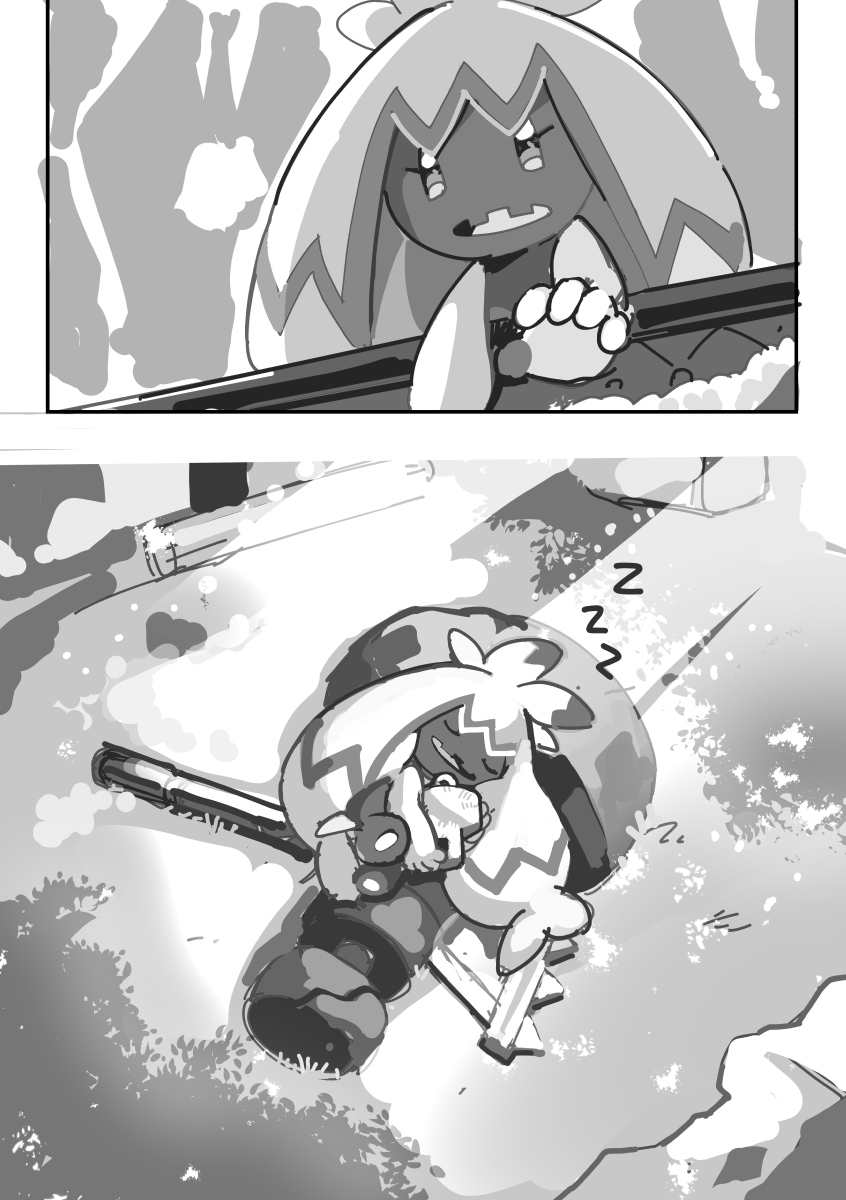 人を選ぶかもしれんppちゃんとヌ漫画   ブレスの手繋ぎヌが好きなのとフェアリー+メスのみだから長命種かもしれんという妄想