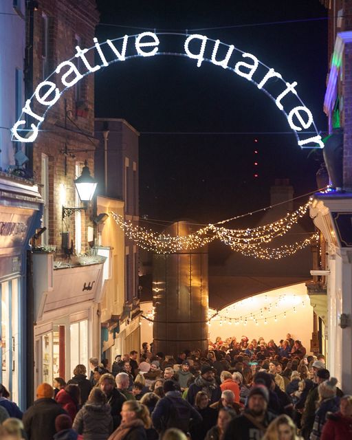 Is it too early to mention the C-word? We don't think so! 🎄 

Dig out your sparkly jumper, get Michael Bublé back on your playlist and save the date for the Creative Quarter Christmas lights switch-on. Meet us at the top of The Old High Street on Fri 17 Nov at 5.30pm 🎁

This