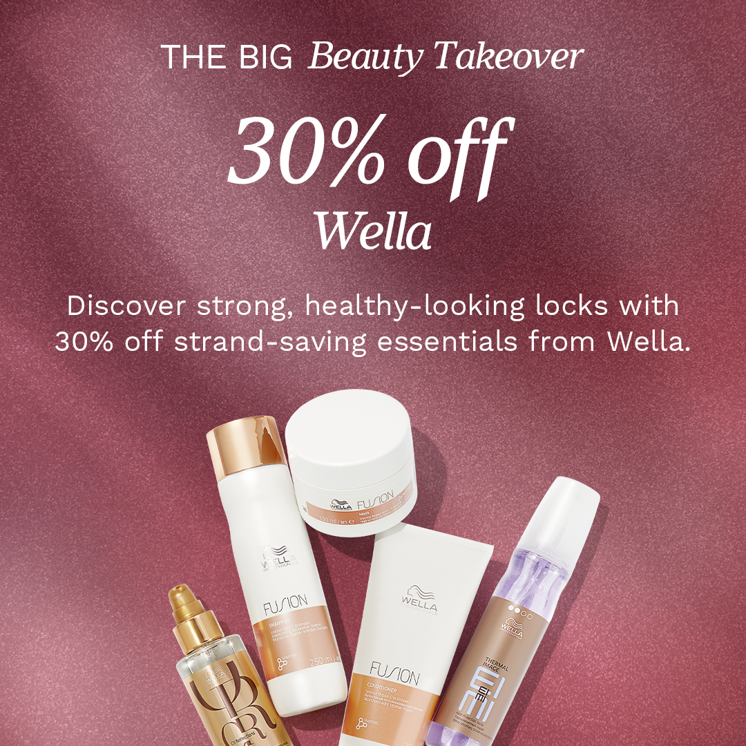 Treat your tresses to some TLC with Wella's awesome hair products, now 30% off for one day only! Whether you need some volume or a bit of extra strength, there's something here for you. Plus, get an extra 5% discount when you shop through our app: bit.ly/3RV2pOf