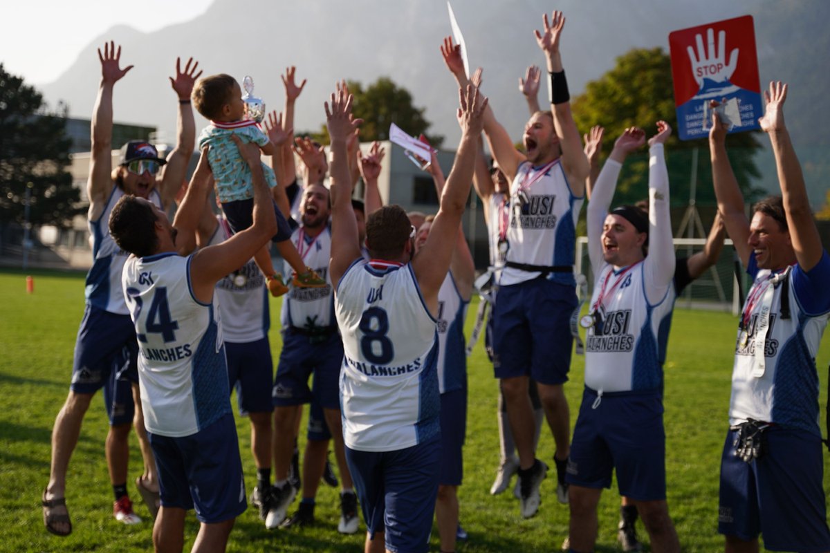 Congratulations to the USI Avalanches, a Tyrolean flag football team we have been supporting for years, for winning this year's Flag Liga Austria II title! 💯 🥳 

#Congrats #ESD #CHES #Flag