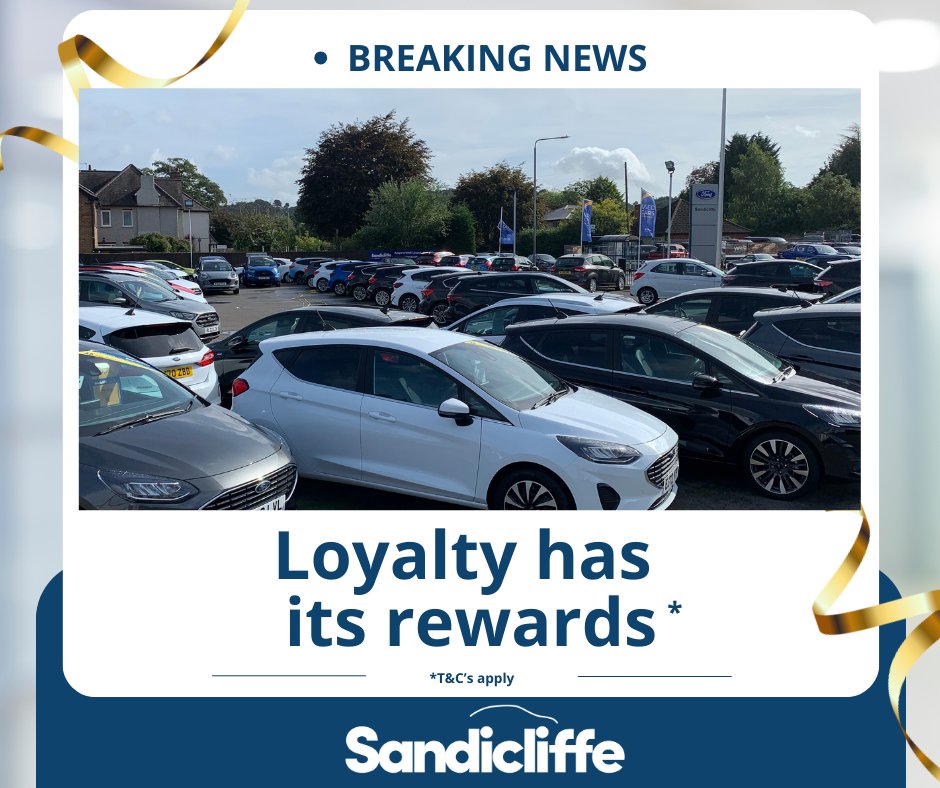 Don't miss out on our loyalty rewards program! Save up to £700 when you trade in your car for a used one.  💰🚗 #loyalty #dealoftheday
Find out more today: bit.ly/46CSnFi