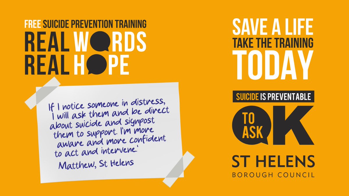 As part of our #StopSuicidePledge, we want everyone to complete the <a href="/Zer0Suicide/">Zero Suicide Alliance</a> Online training now and make a huge difference. 

Sign the #StopSuicidePledge: orlo.uk/AKugT 

#IdAskWouldYou #OK2ASK #SuicidePrevention #StopSuicidePledge #MakeADifference