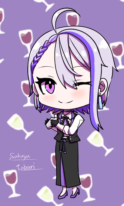 久しぶり(?)にSDトバリさん#朔夜トバリ#朔夜の休日 
